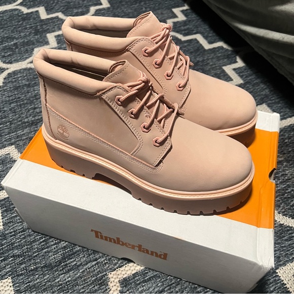 Timberland Shoes - Timberland Women's Blush Nubuck Lace-Up Ankle Boots